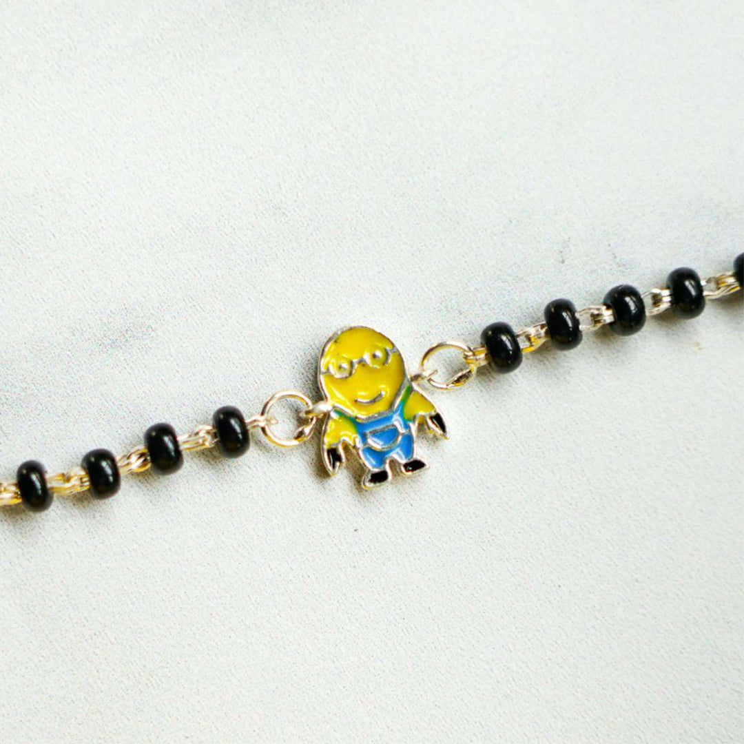 Handcrafted Nazar Battu Silver Bracelet For Kids