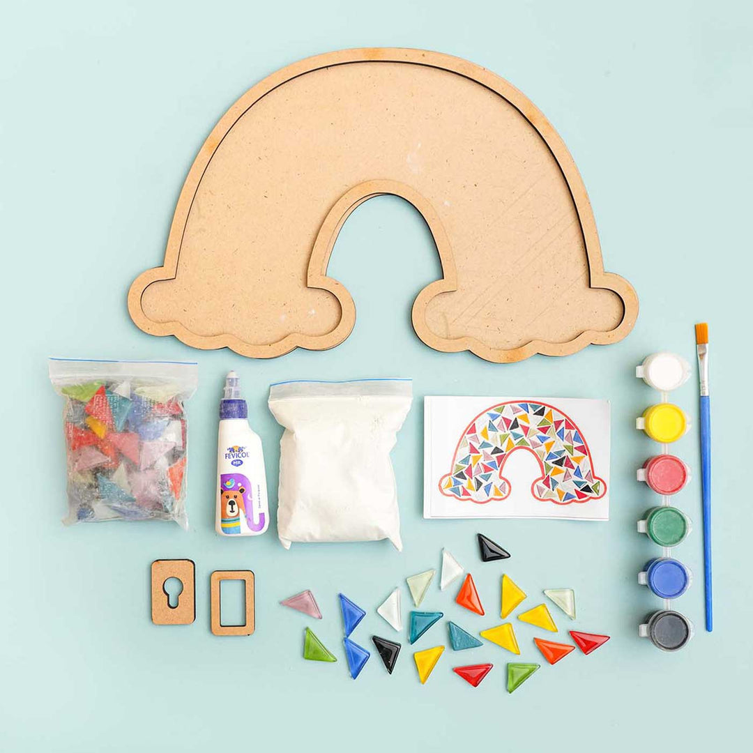 Rainbow Theme Mosaic DIY Kit For Kids