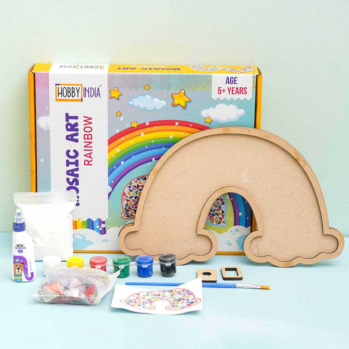 Rainbow Theme Mosaic DIY Kit For Kids