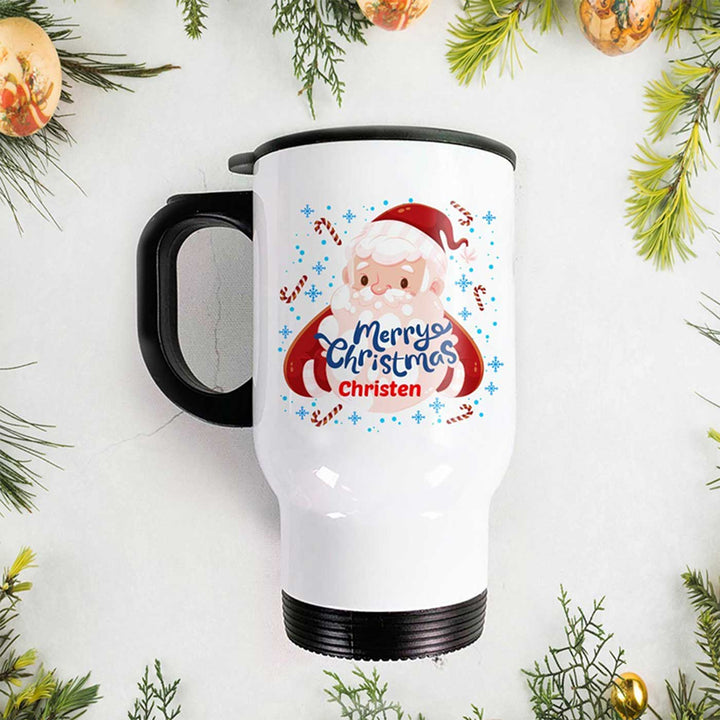 Personalized Travel Printed Steel Tumbler | Xmas Gifting Ideas