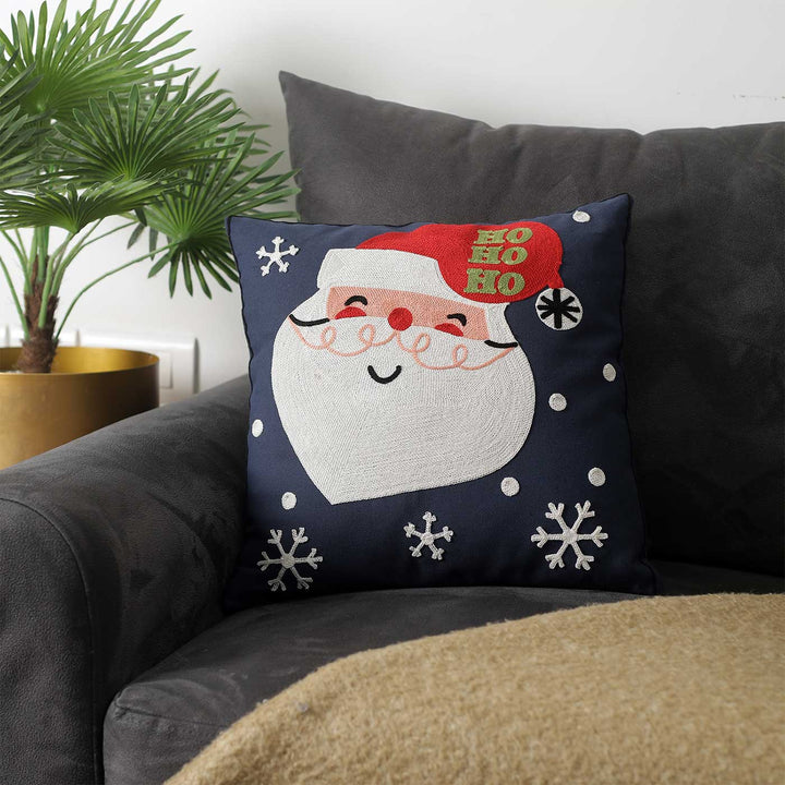 Handmade Santa Cotton Cushion Covers