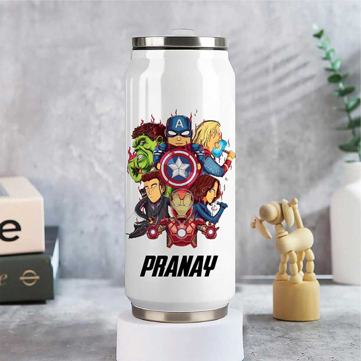 Personalized Theme Printed Steel Water Bottle