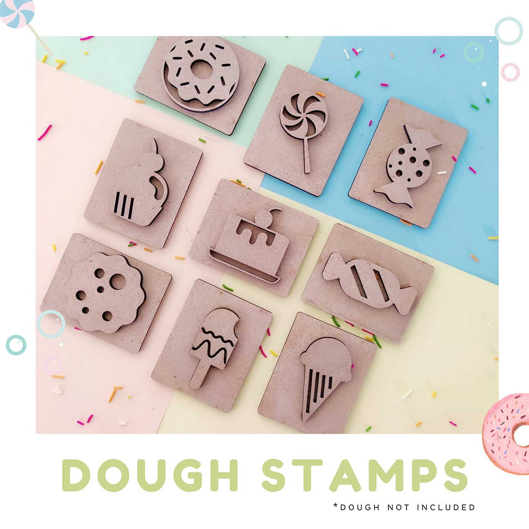 Handmade Sweet Treat Play Dough Stamps | Set Of 9