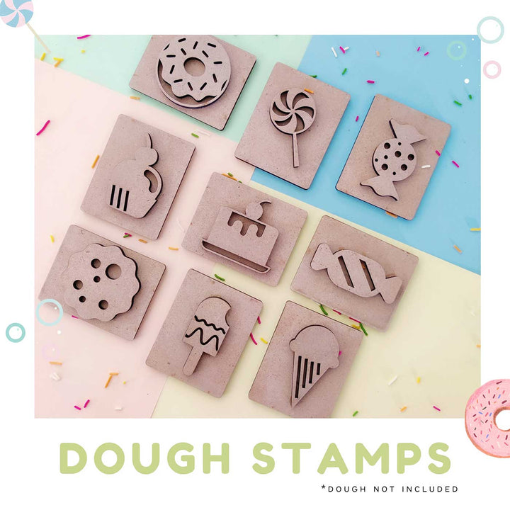 Handmade Sweet Treat Play Dough Stamps | Set Of 9