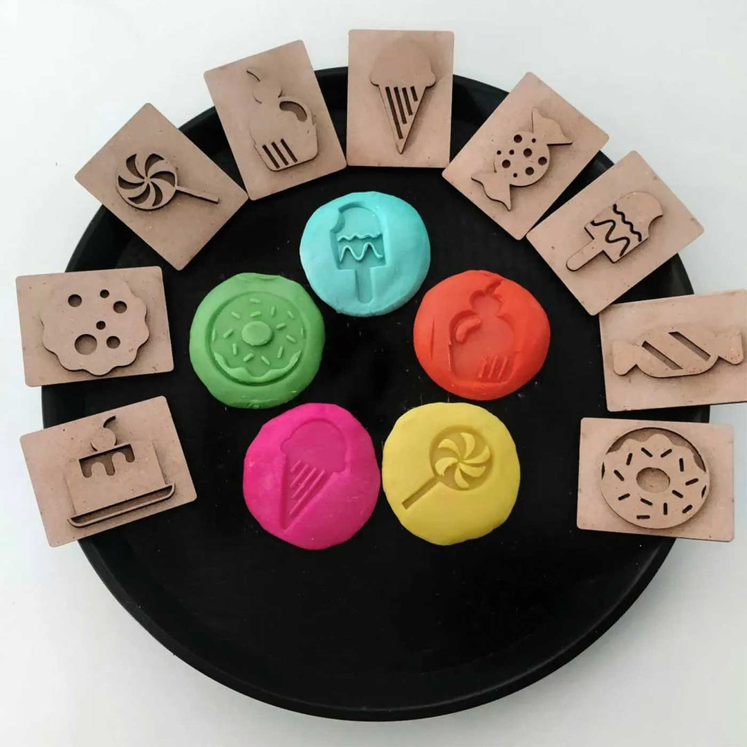 Handmade Sweet Treat Play Dough Stamps | Set Of 9