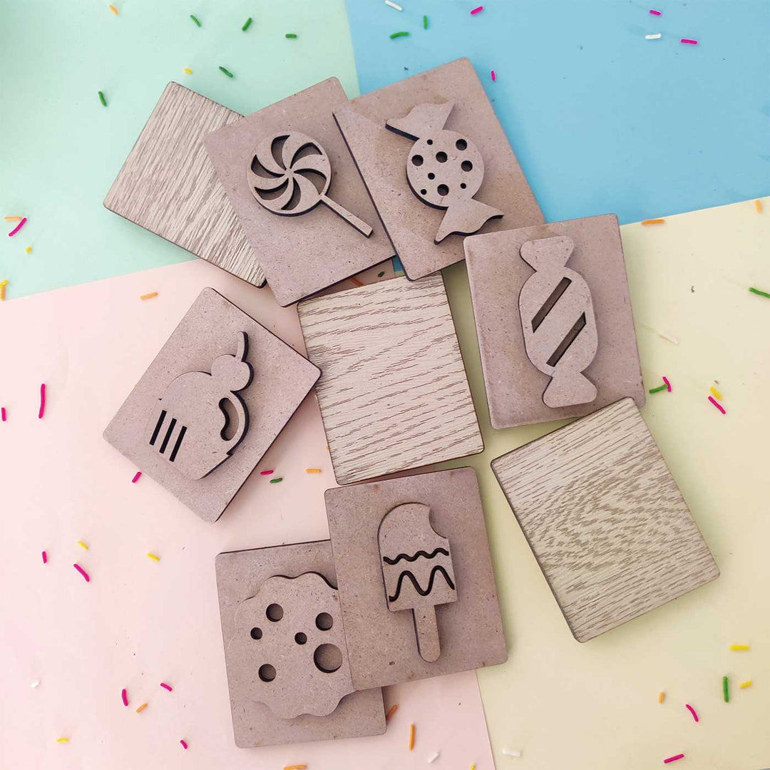 Handmade Sweet Treat Play Dough Stamps | Set Of 9