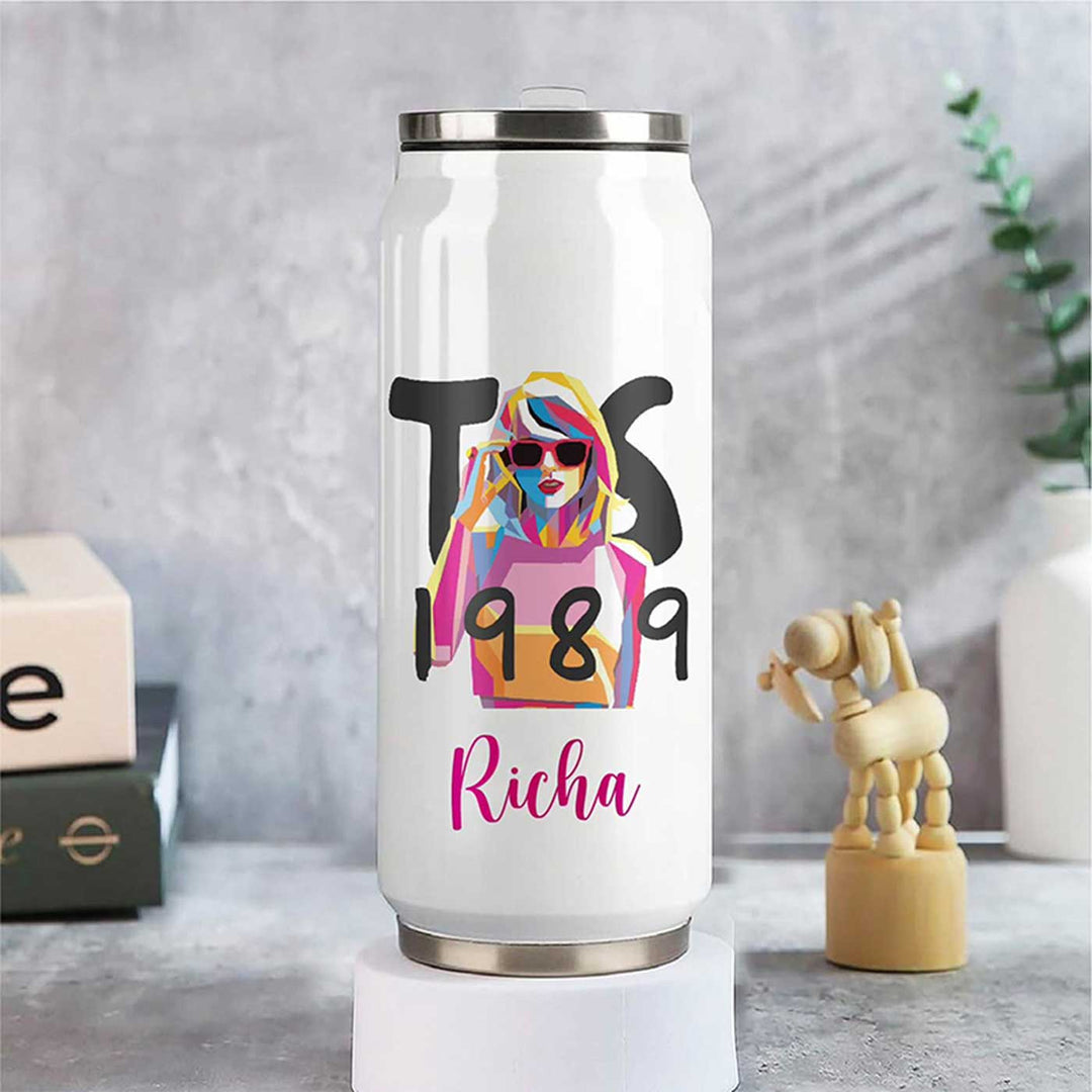 Personalized Theme Printed Steel Water Bottle