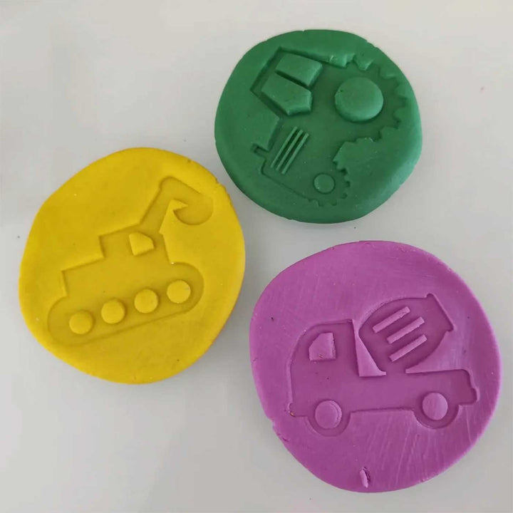 Handmade Vehicle Play Dough Stamp | Set Of 9