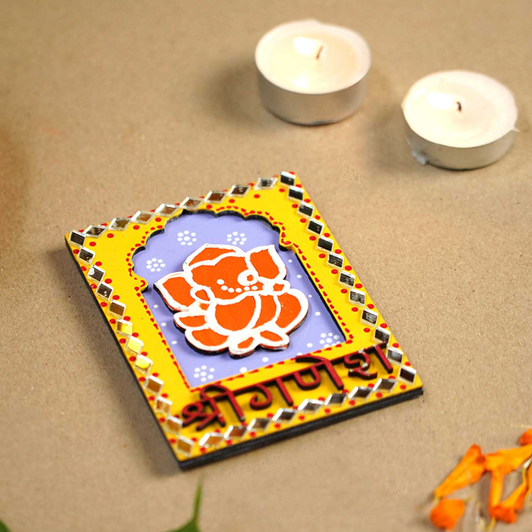 Handmade Ganesha Design Fridge Magnet