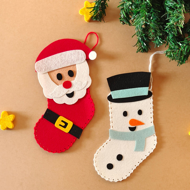 Felt Snowman Stocking DIY Kit