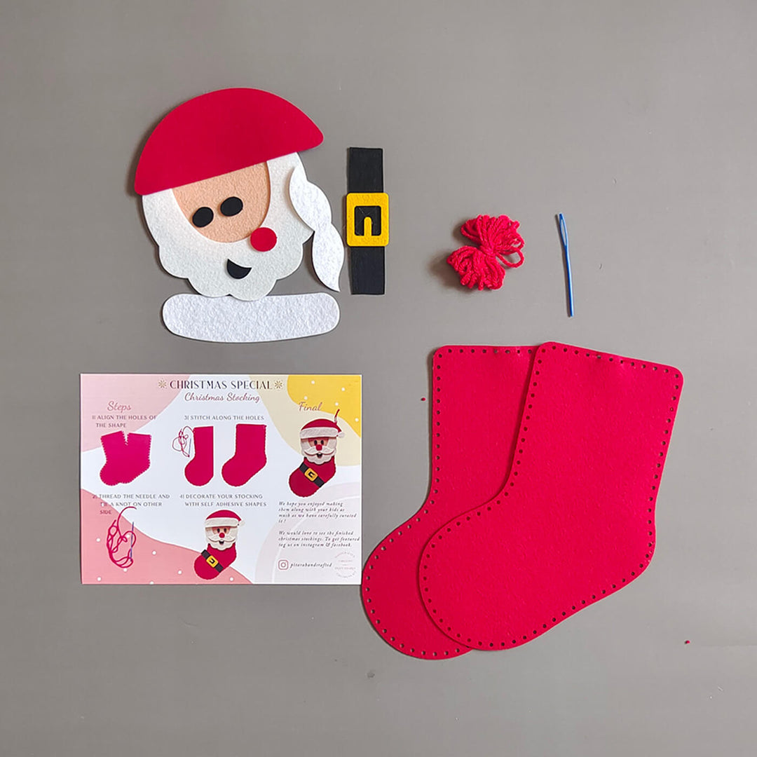 Felt Santa Stocking DIY Kit