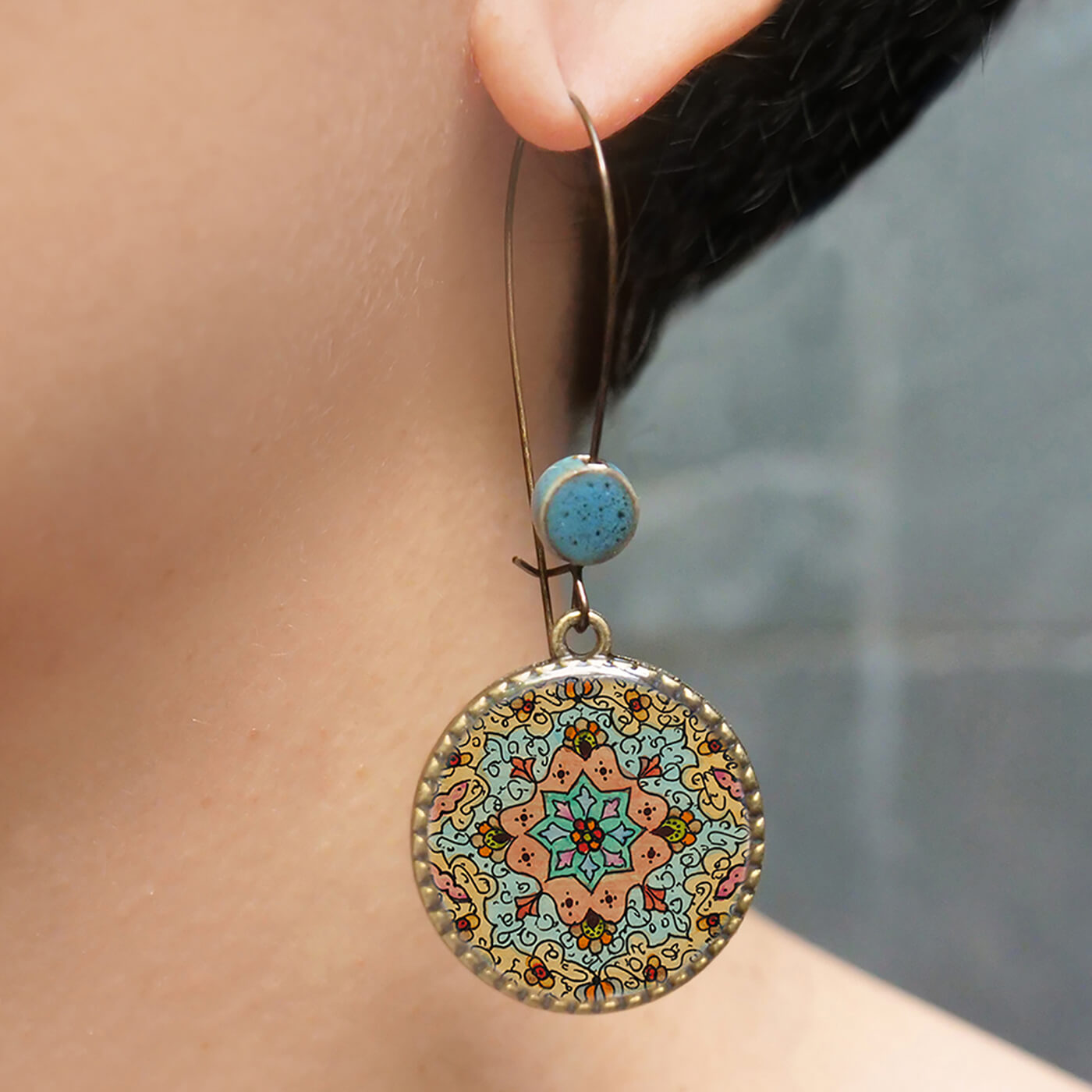 Kashmiri earrings buy on sale online