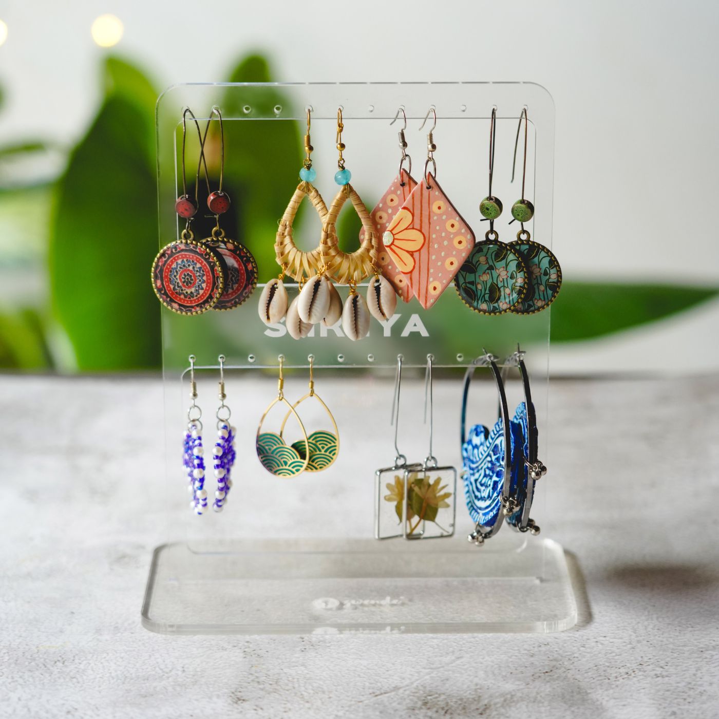 Acrylic earrings store diy