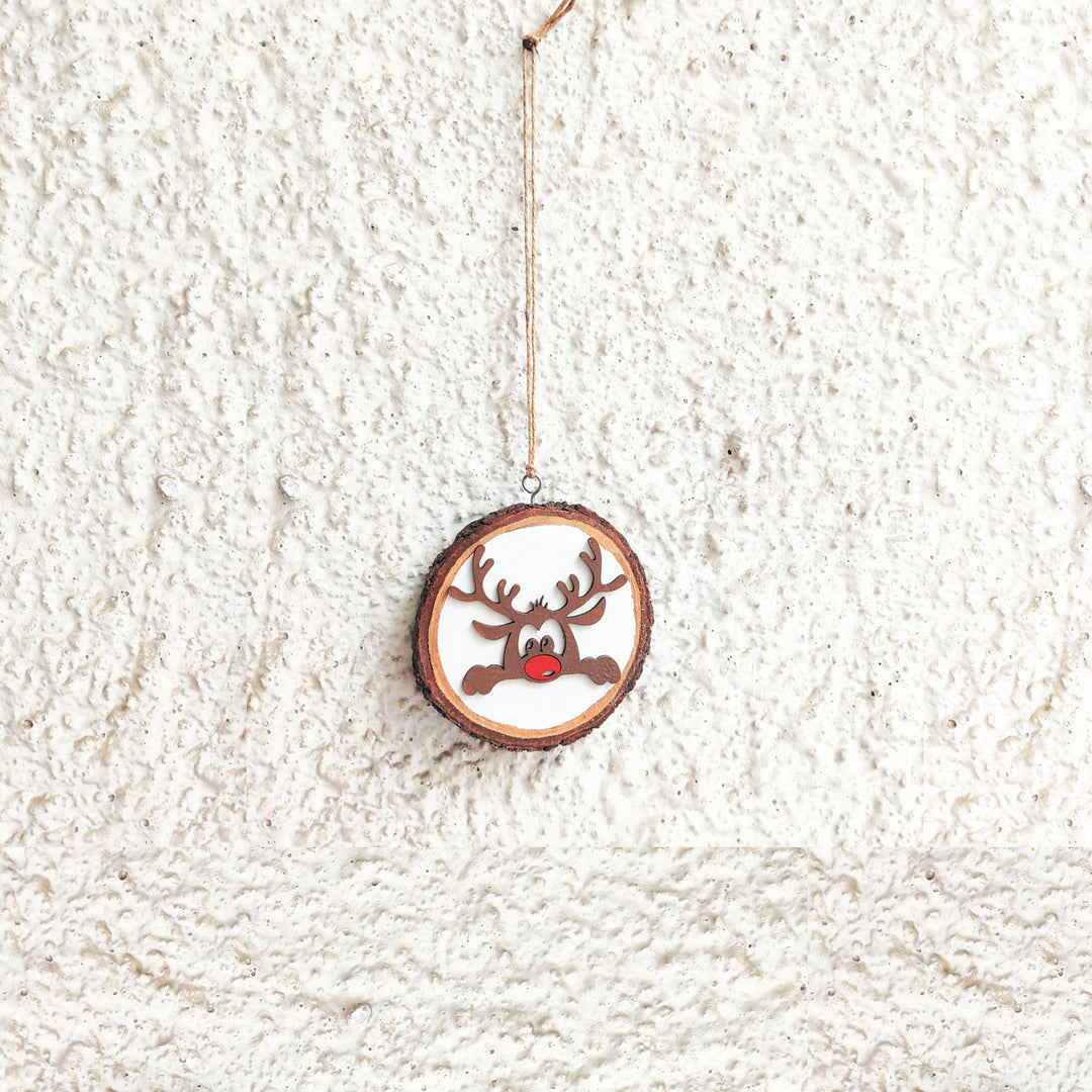 Christmas Quirky Bark Wall Hanging