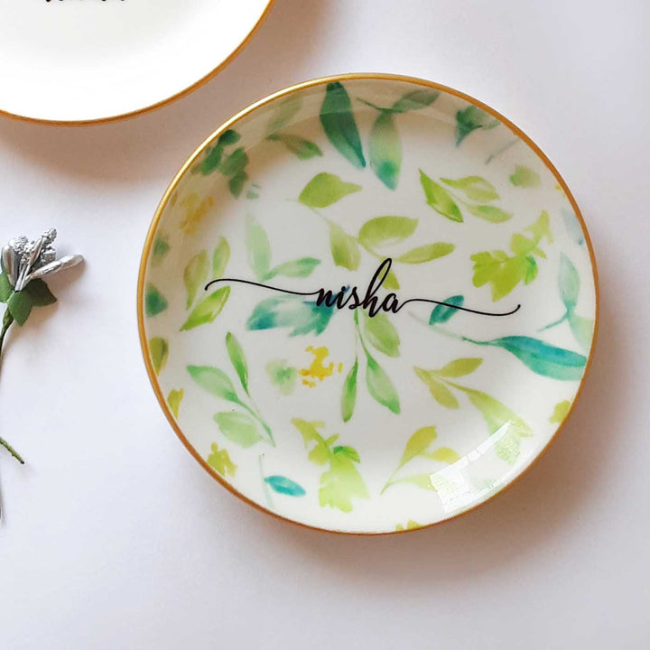 Personalized Printed Trinket Dish