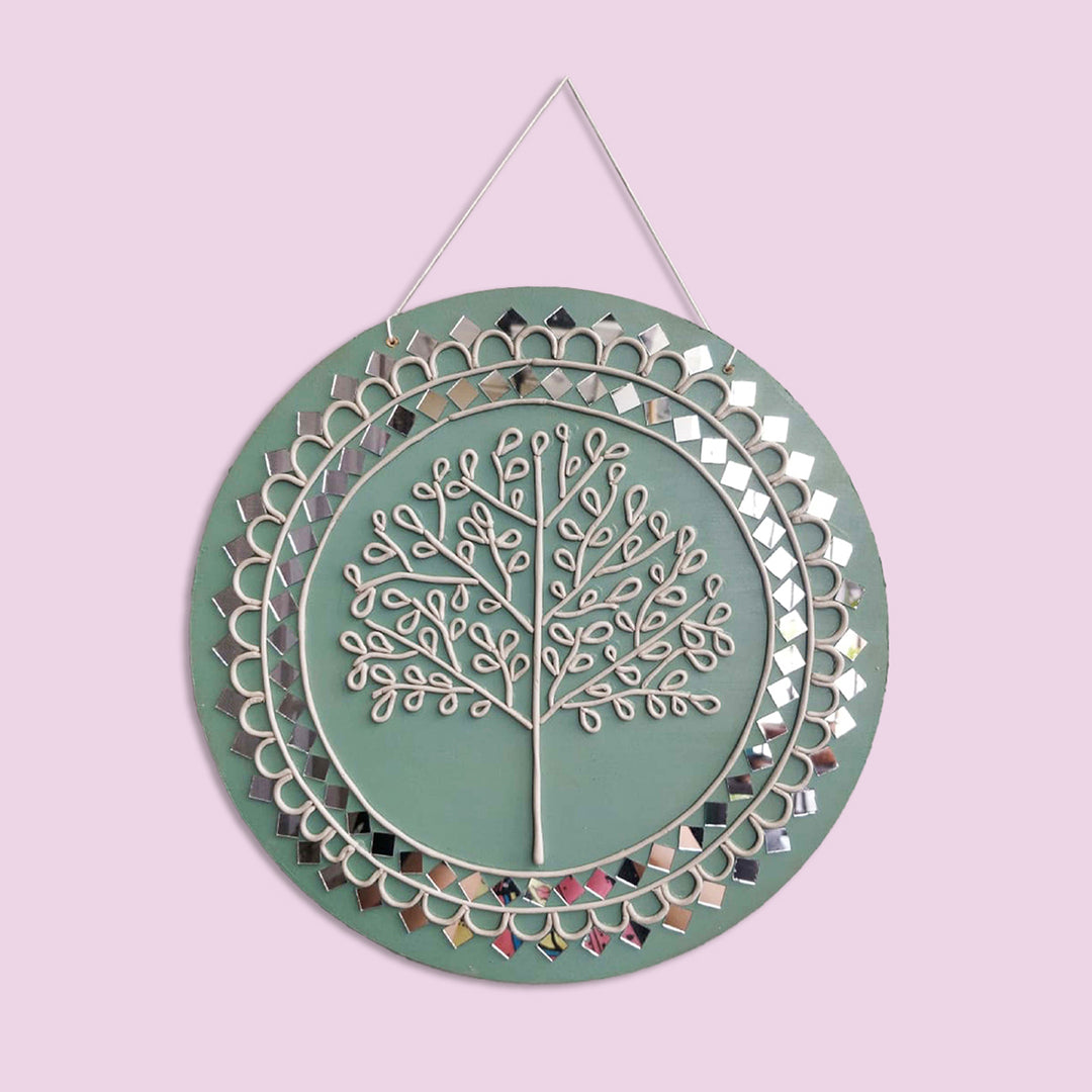 Lippan Tree of Life Mirror Art Wall Decor