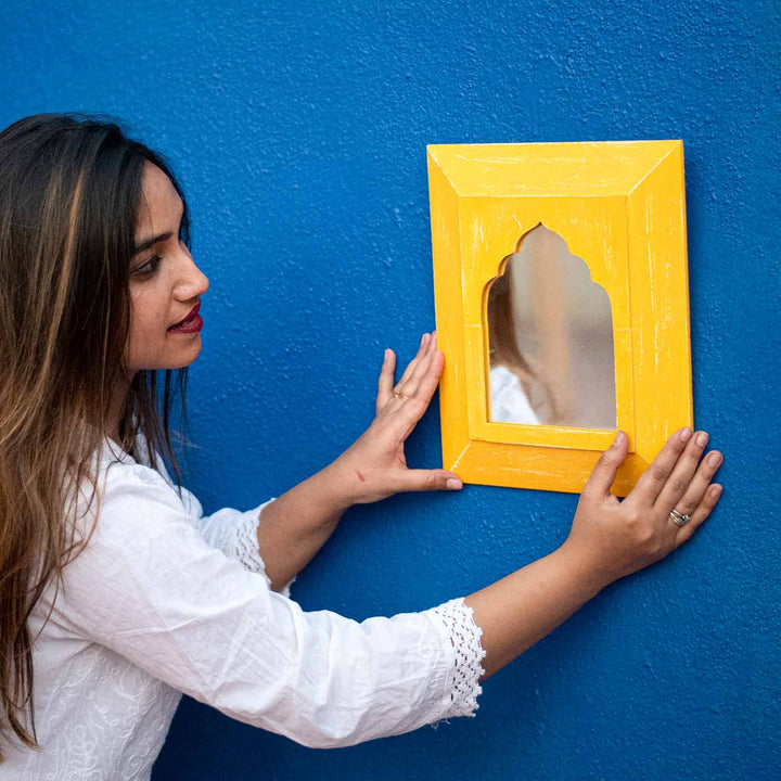 Vintage Small Mughal Styled Mirror