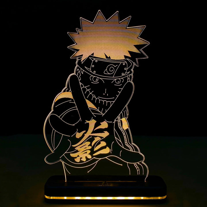 3D Illusion Naruto Anime Rechargeable LED Lamp