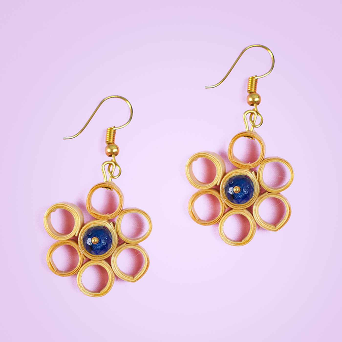 Buy Flower Stud Earring, Small Flower Shaped Earrings, Dainty Gold Stud  Earrings, Online in India - Etsy