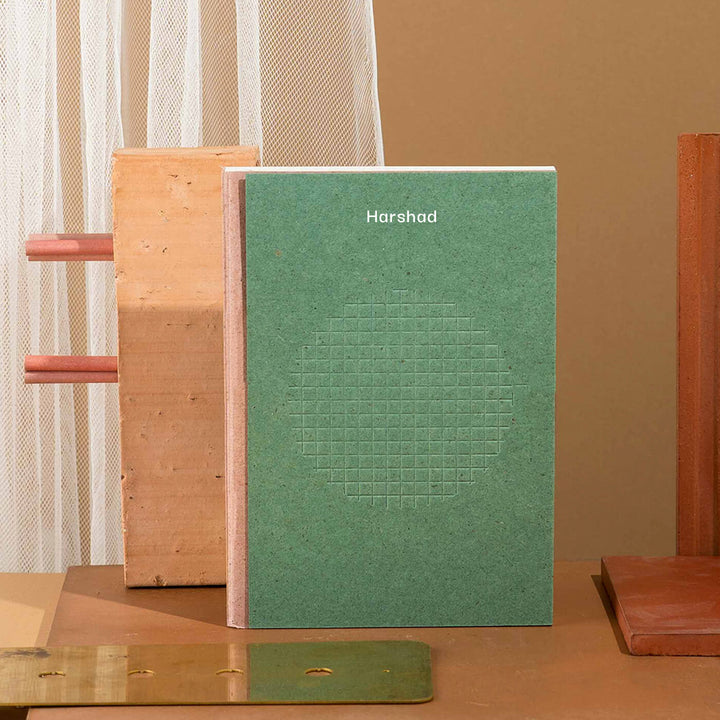 Squared Grid Tree Free Personalized Journal| 144 Pages, A5