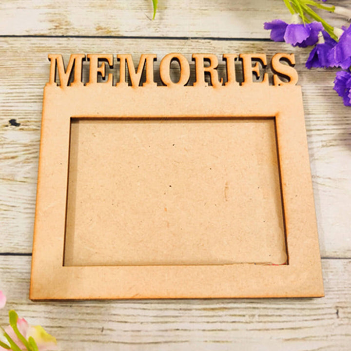 Ready to Paint MDF Fridge Magnet - Memories Frame