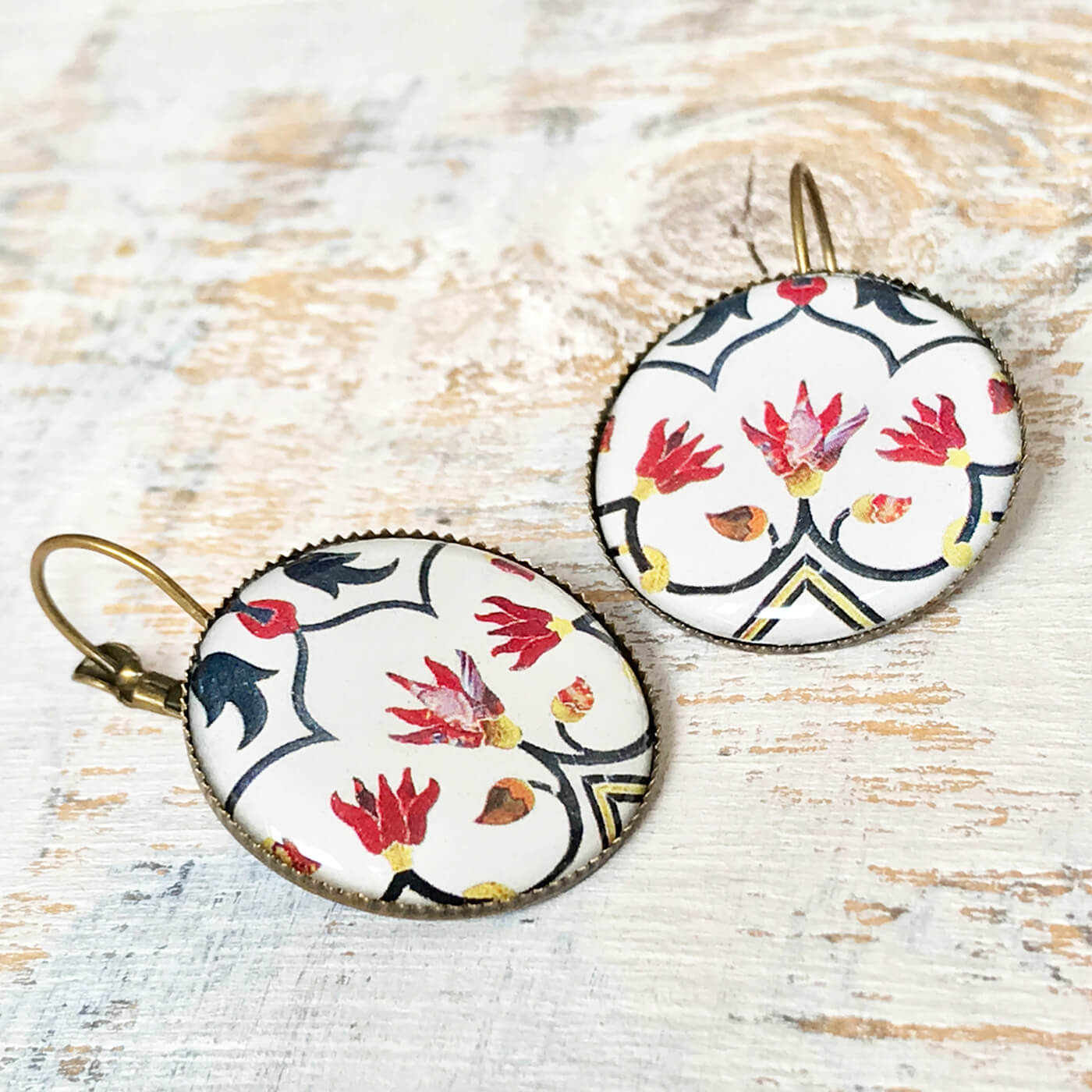 Darpan - Handpainted Earrings – Craft Store of India