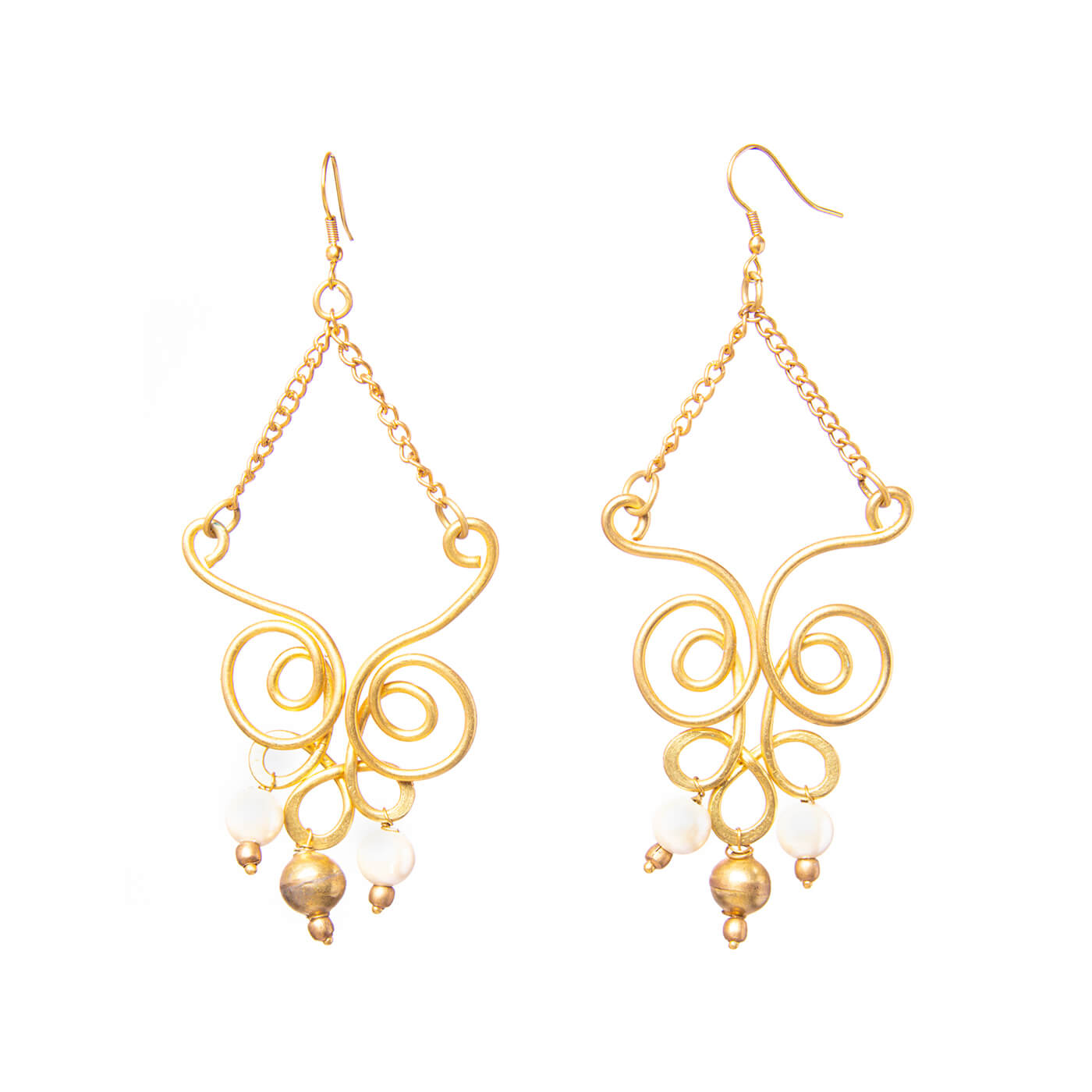 Nadri Chiara Stone Cluster & Imitation Pearl Drop Earrings | Bloomingdale's