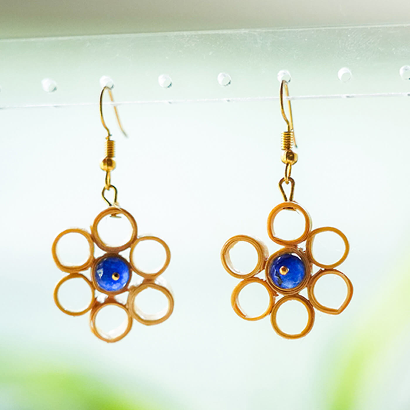 Natural Baroque Freshwater Pearl Drop Earrings Flower Shaped Hook Women  Jewelry | eBay