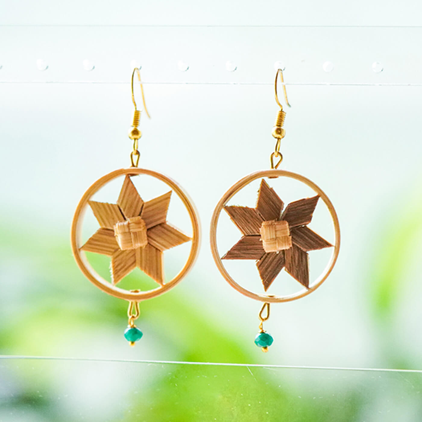 Star 2024 bamboo earrings