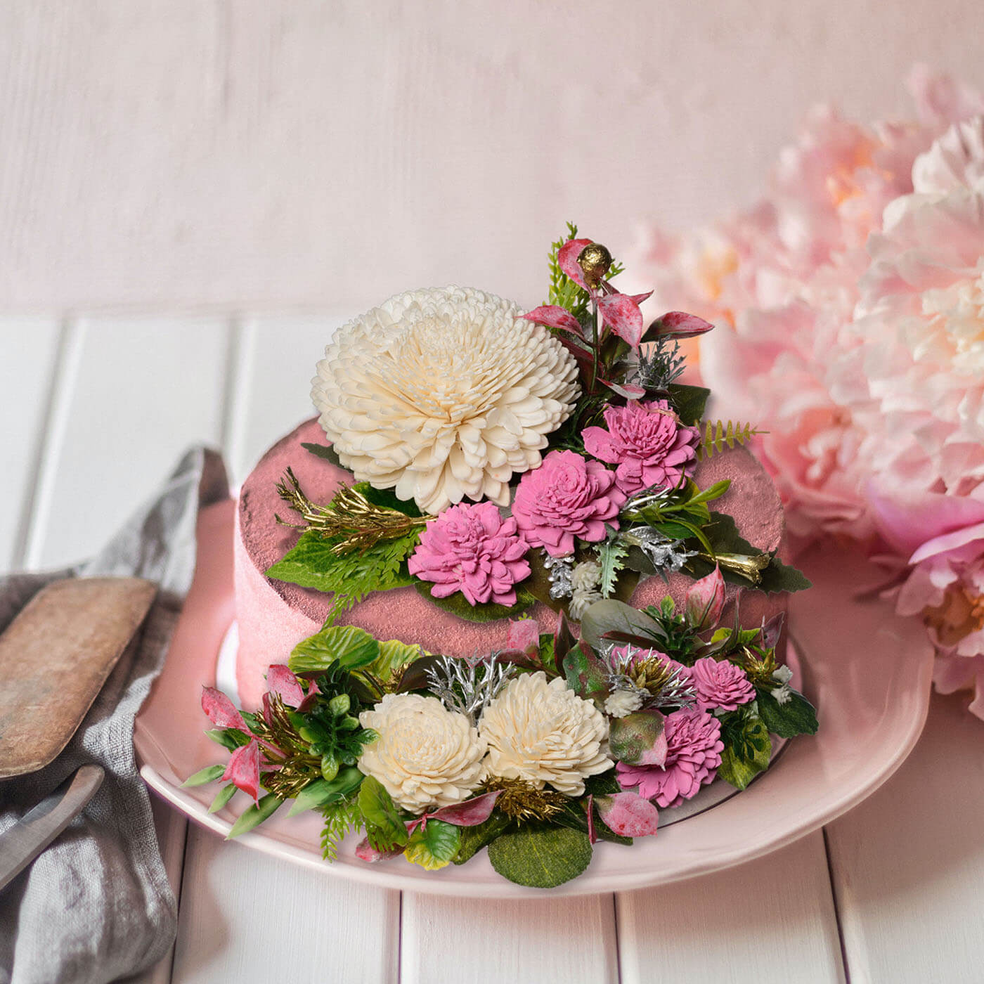 Artificial Flowers For Cake Decoration - Shop Online | All About Baking