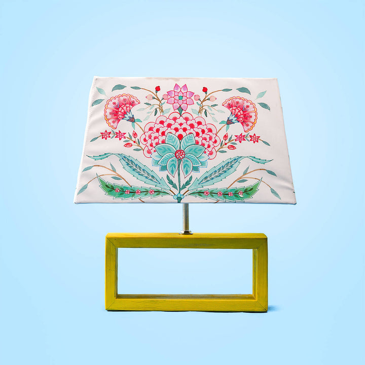 Printed Fabric Rectangle Empire Lamp