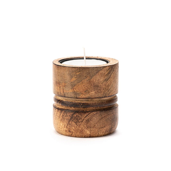 Baku Candle Stands - Burnt Finish - Set of 3