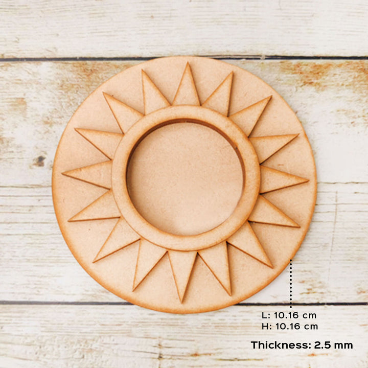 Ready to Paint MDF Surya Tealight Holder - TI140