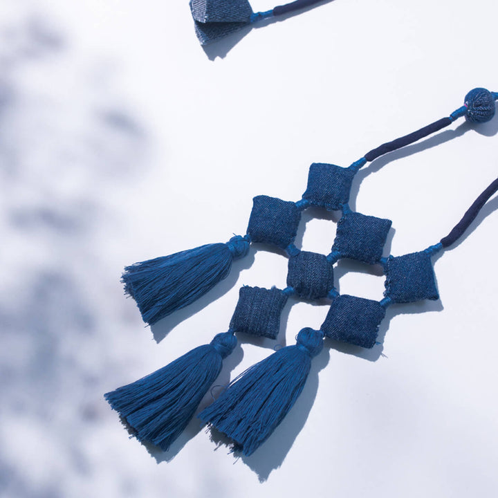 Bhavya Upcycled Denim Necklace