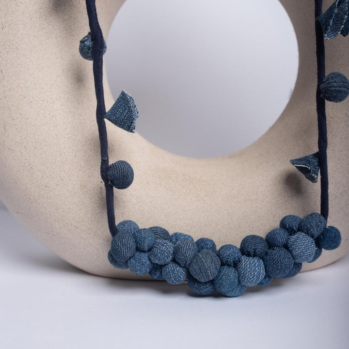 Sundari Upcycled Denim Necklace