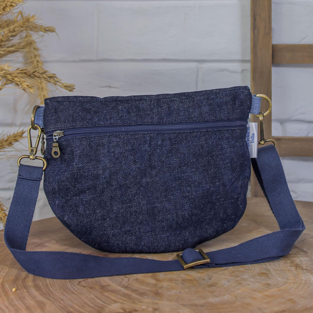 Upcycled Denim Fanny Pack Waist Pouch