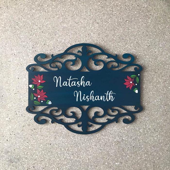 Pin by Unique arts on handmade nameplates | Name plate design, Wooden name  plates, Clay crafts