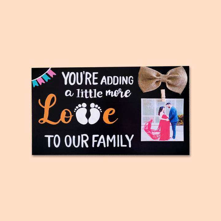 Family Love Quote Nameboard