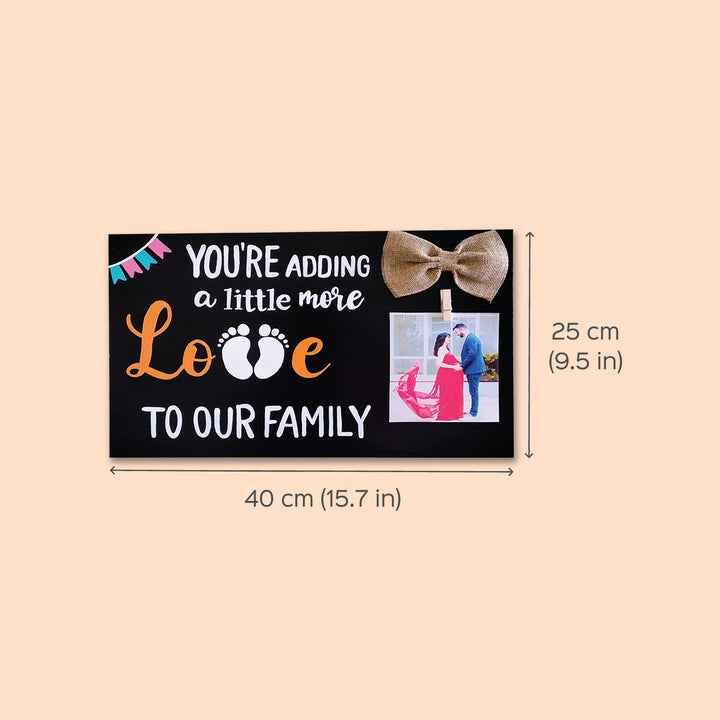 Family Love Quote Nameboard