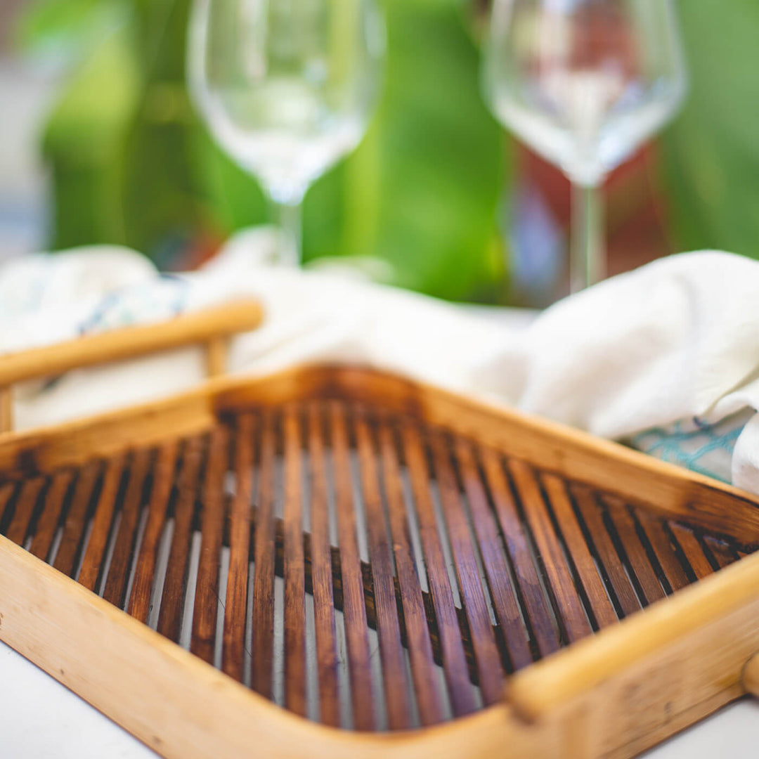 Bamboo Slat Tray - Small