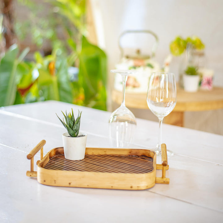 Bamboo Slat Tray - Small