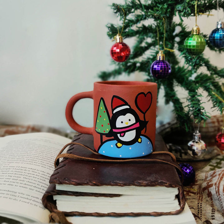 Adorable Christmas Terracotta Mug