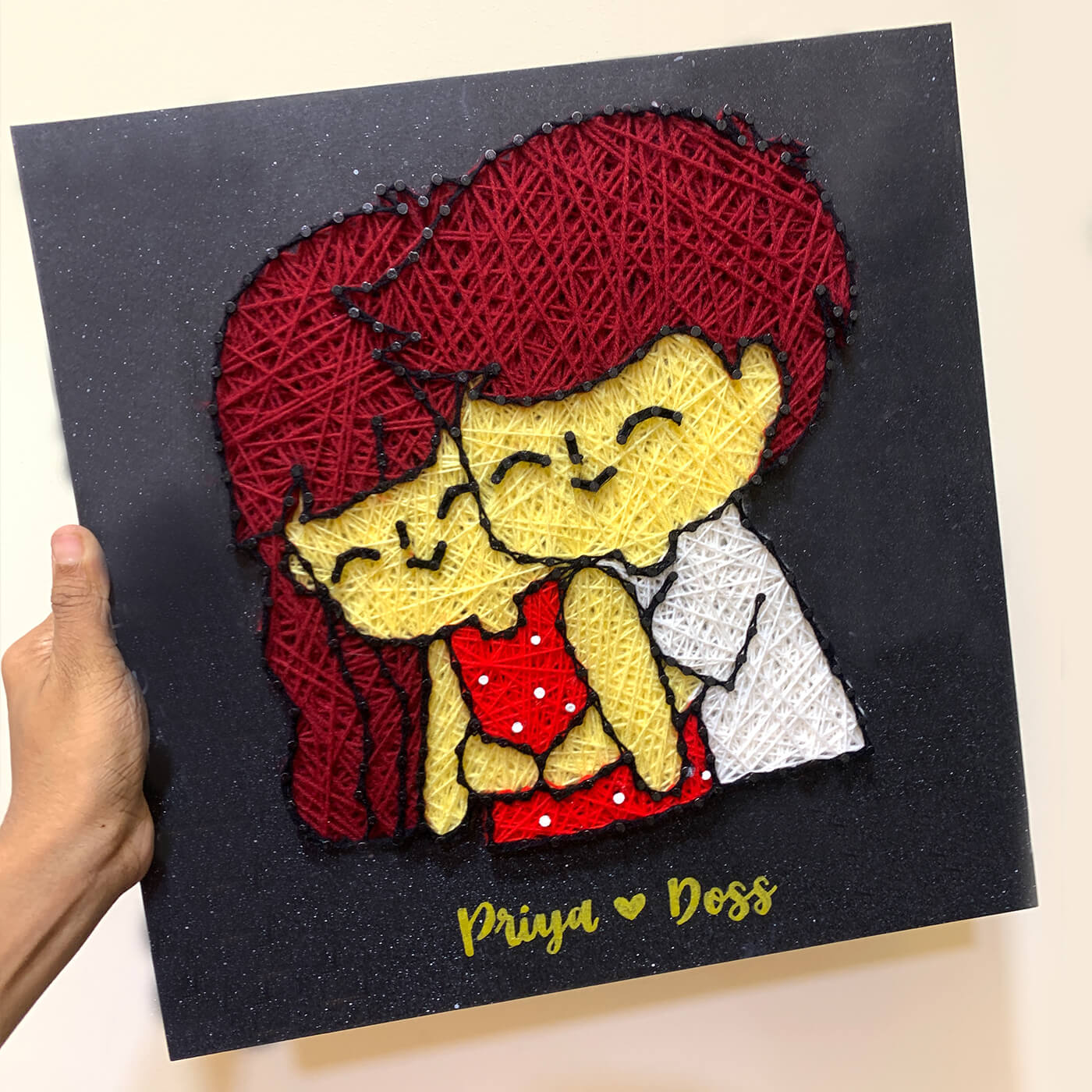 Buy Couples String Art Board - Hugs Online On Zwende