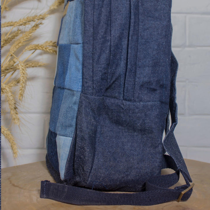 Mix Upcycled Denim Random Backpack