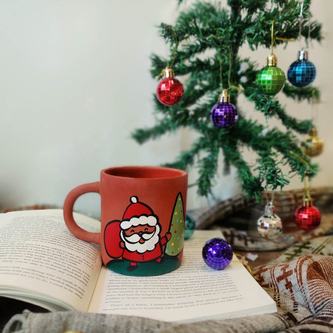 Adorable Christmas Terracotta Mug