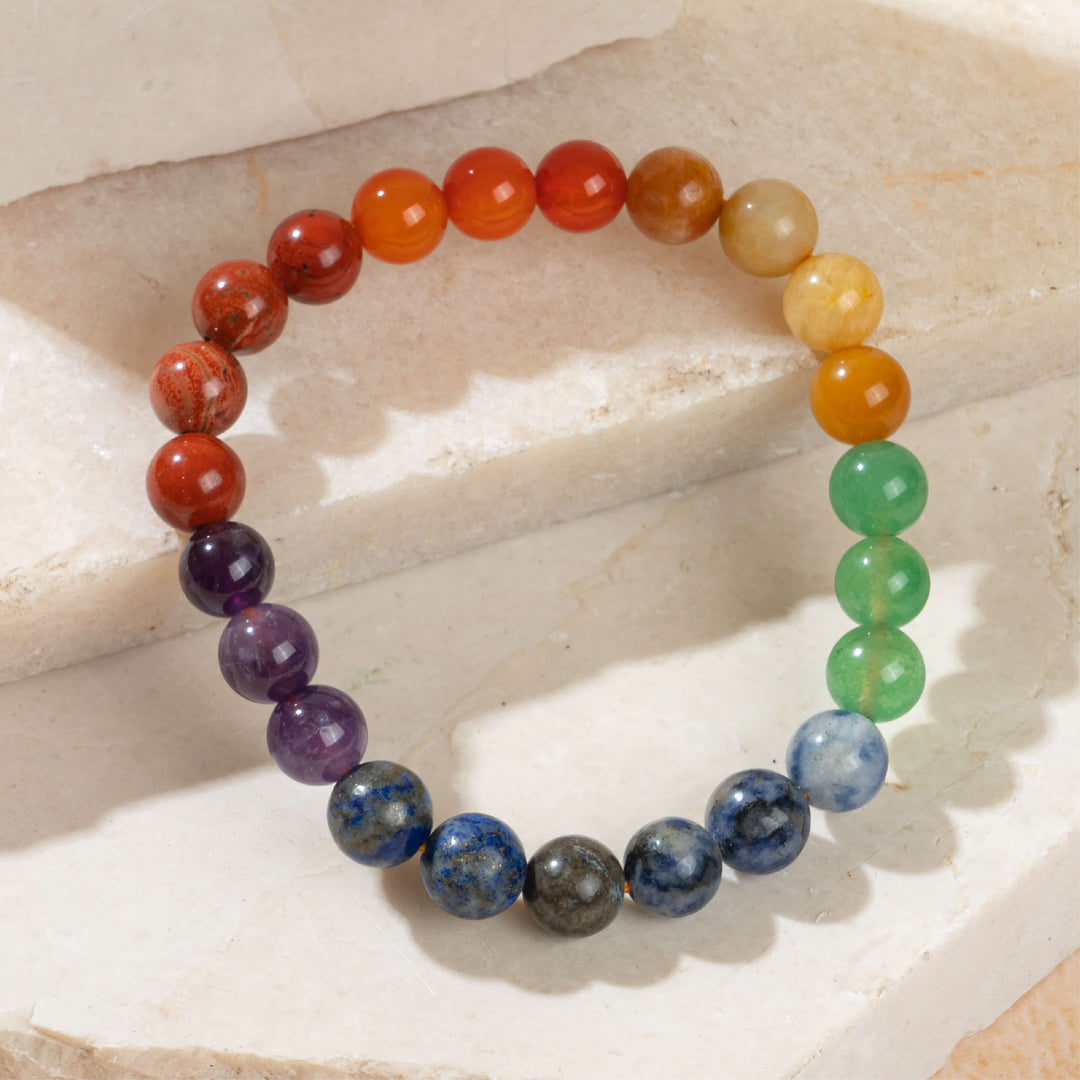 Handcrafted Healing Bracelet With Natural Stones